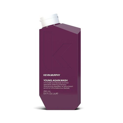 KEVIN.MURPHY Young.Again.Wash - Moisturizing Anti-Aging Shampoo for Damaged Hair - 250 mL / 8.4 fl oz
