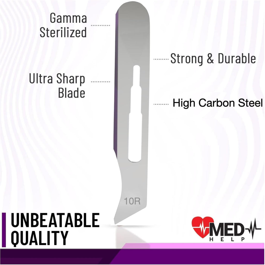 10R Blades Dermaplaning Scalpels with Dermaplane Handle, Pack of 21 Dermaplane Razor for Women Face with Stainless Steel Scalpel Handle 3 - Dermaplaning Tool for Face