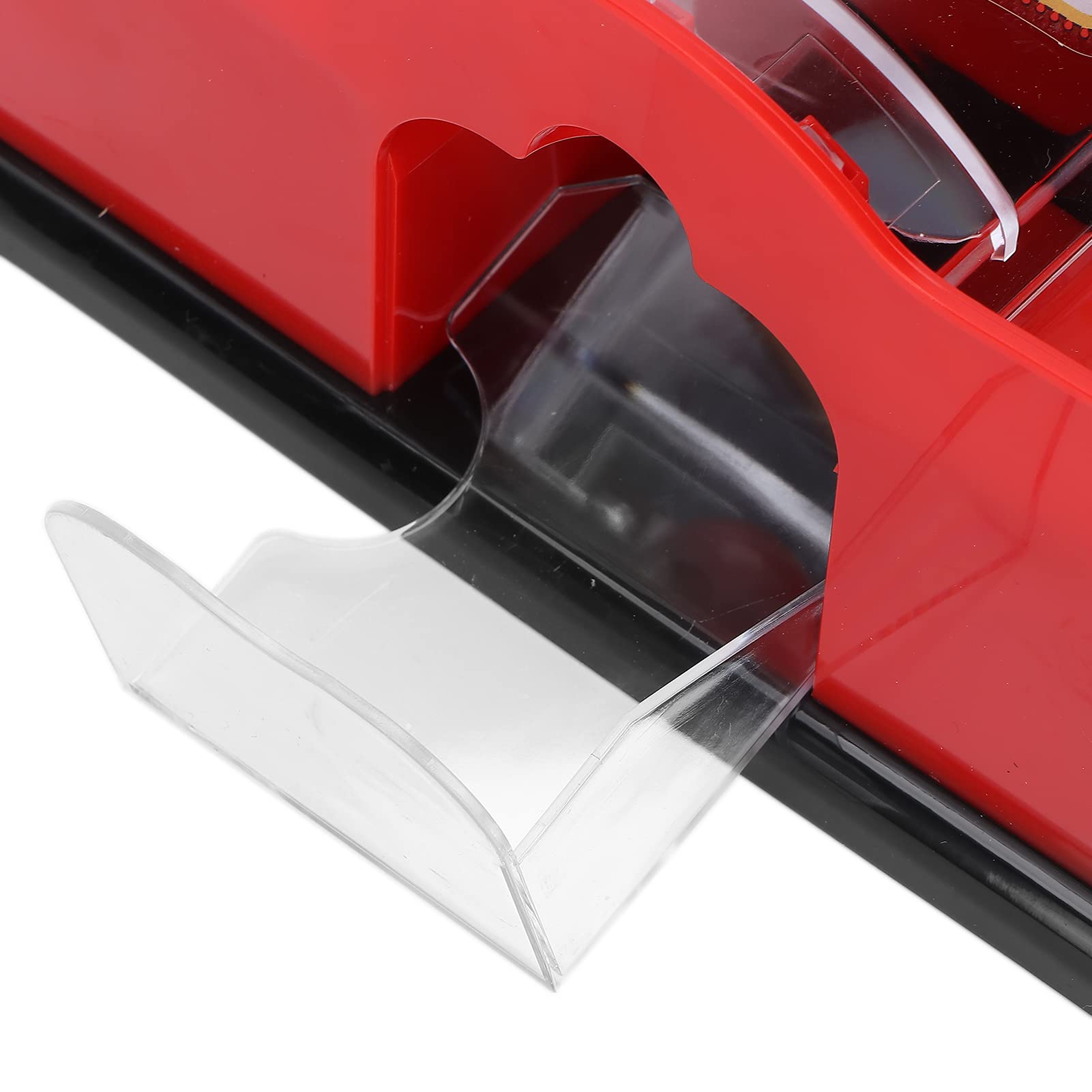 FILFEEL Manual Card Shuffler, 1‑2 Deck Card Shuffler, Hand Crank Card Shuffler, for, Poker, Blackjack, Cards Game, for Family Party Games(red)