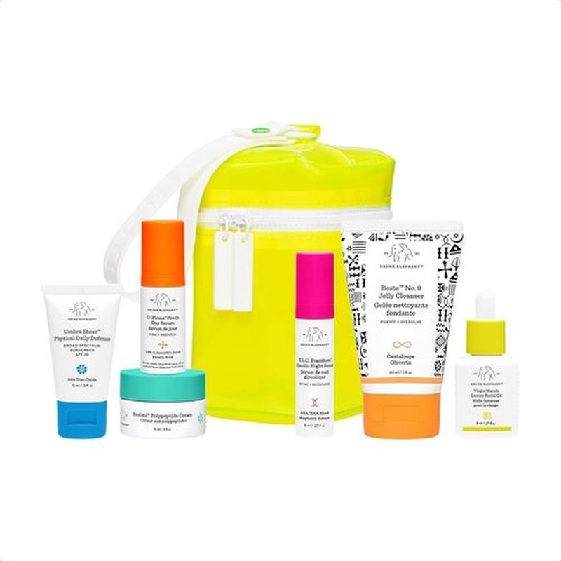 Drunk Elephant The Littles 6.0 Skin Care Set - Best-Selling Serums & Moisturizers for Radiant Skin