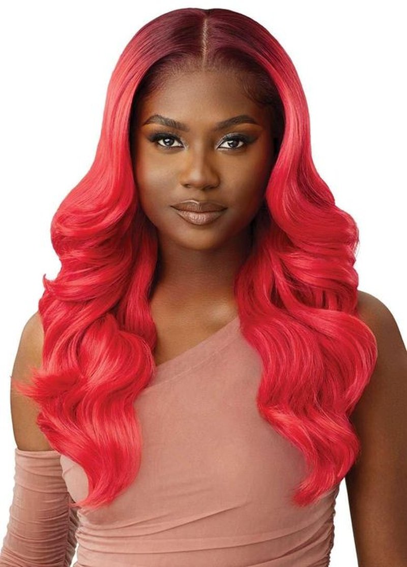 Outre Lace Front Wig - Perfect Hair Line 13X6 - Atlas (3DR4/CHESTNUT OMBRE)