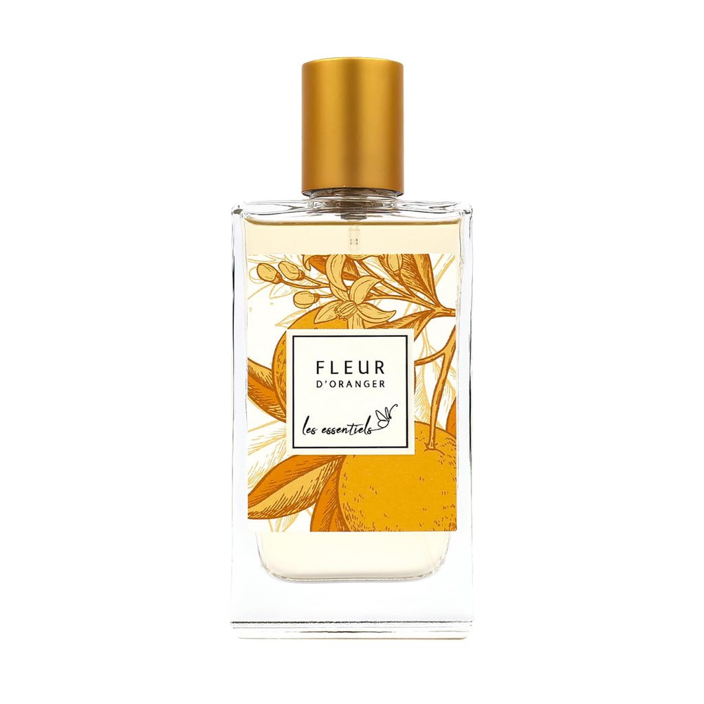 Les Essentiels Fleur d'Oranger Perfume and Soap Gift Set - Citrus Floral Scent - Perfume for Women and Men - EDP Spray and Natural Soap - 2 pc