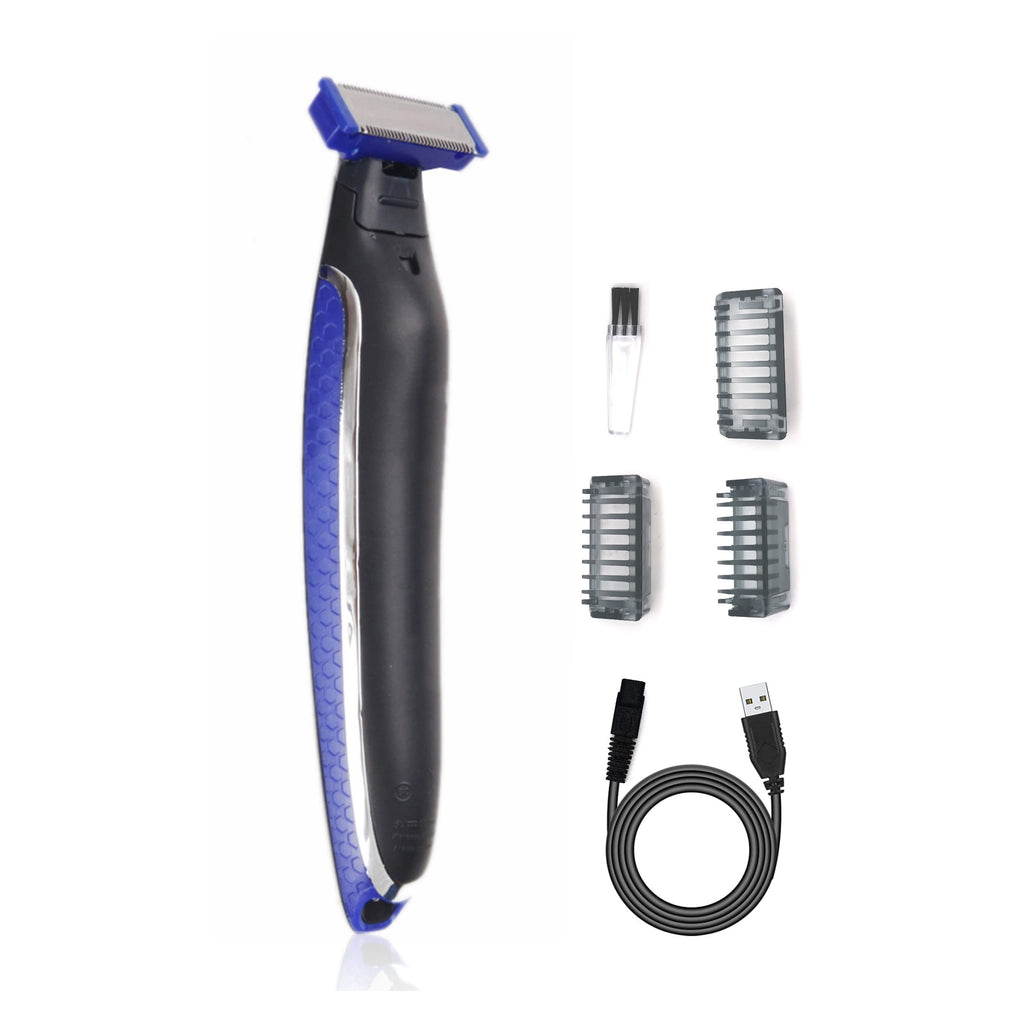 Mens Hair Trimmer & Body Shaver that Trims, Edges, Shaves, and Grooms - Rechargeable Beard Trimmer for Men