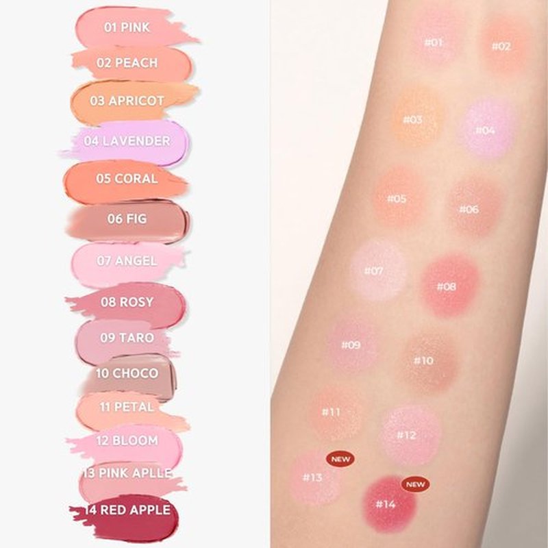 BBIA Downy Cheek Cream Blush - Creamy, Blendable & Buildable Formula | 8 Colors Available, 0.12oz (01 Downy Pink)