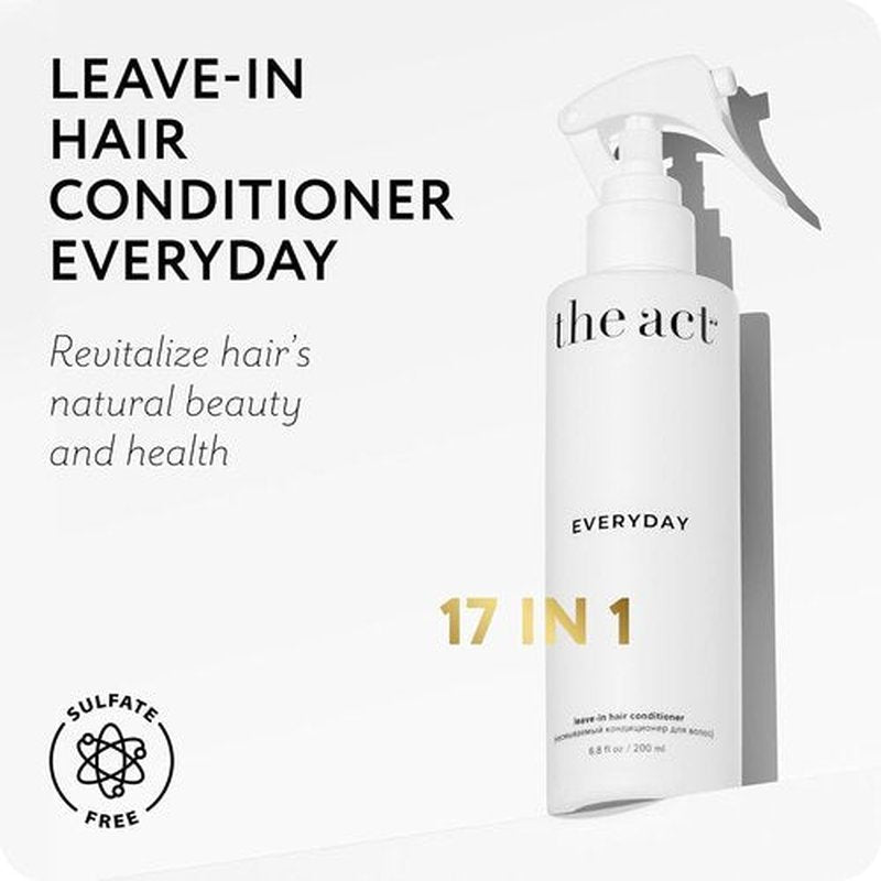 Act Everyday Leave-In Hair Conditioner Spray - Nourishing & Hydrating Heat Protectant | 6.8 fl oz