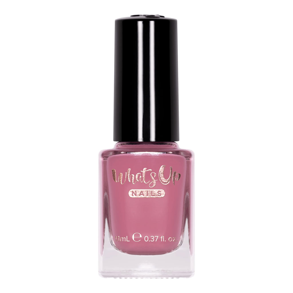Whats Up Nails - Tempest Nail Polish Mauve Pink Creme Lacquer Varnish Made in USA 21 free Cruelty Free Vegan Clean