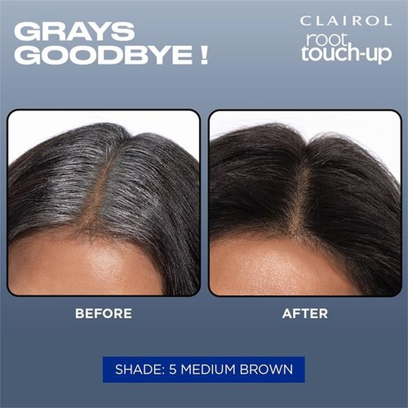 Clairol Root Touch-Up Permanent Hair Dye - 2 Pack of Black Color for Effortless Coverage