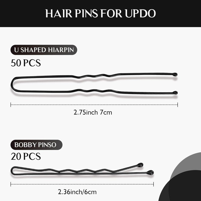 YGQQOY Hair Filler | Updo Hair Sponge & Padding Tool for Volume - Black Hair Donuts