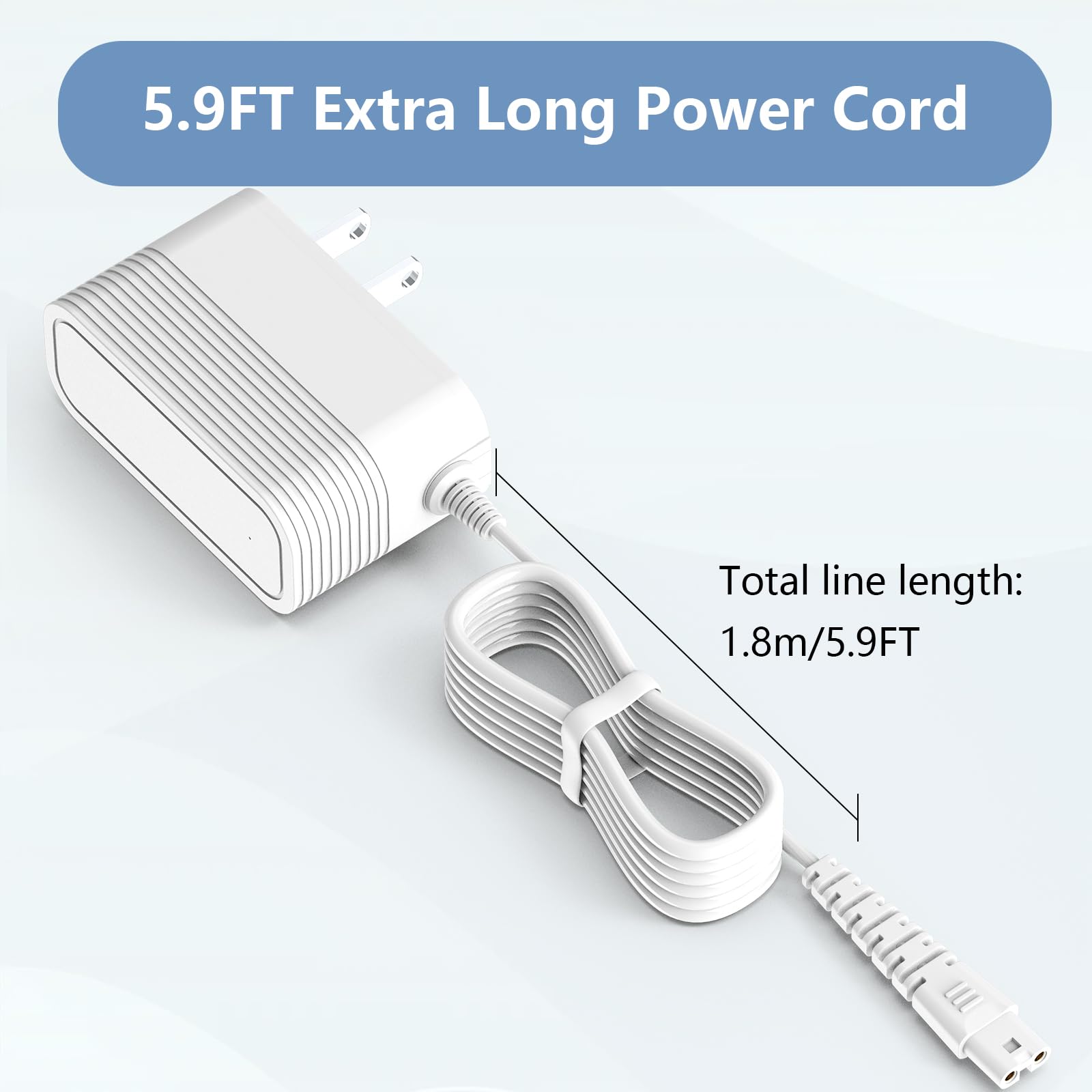 10V Charger for Magic Wand Massager Compatible with Magic Wand HV-270 Rechargeable Cordless Massager Charger Adapter (ONLY for HV270)