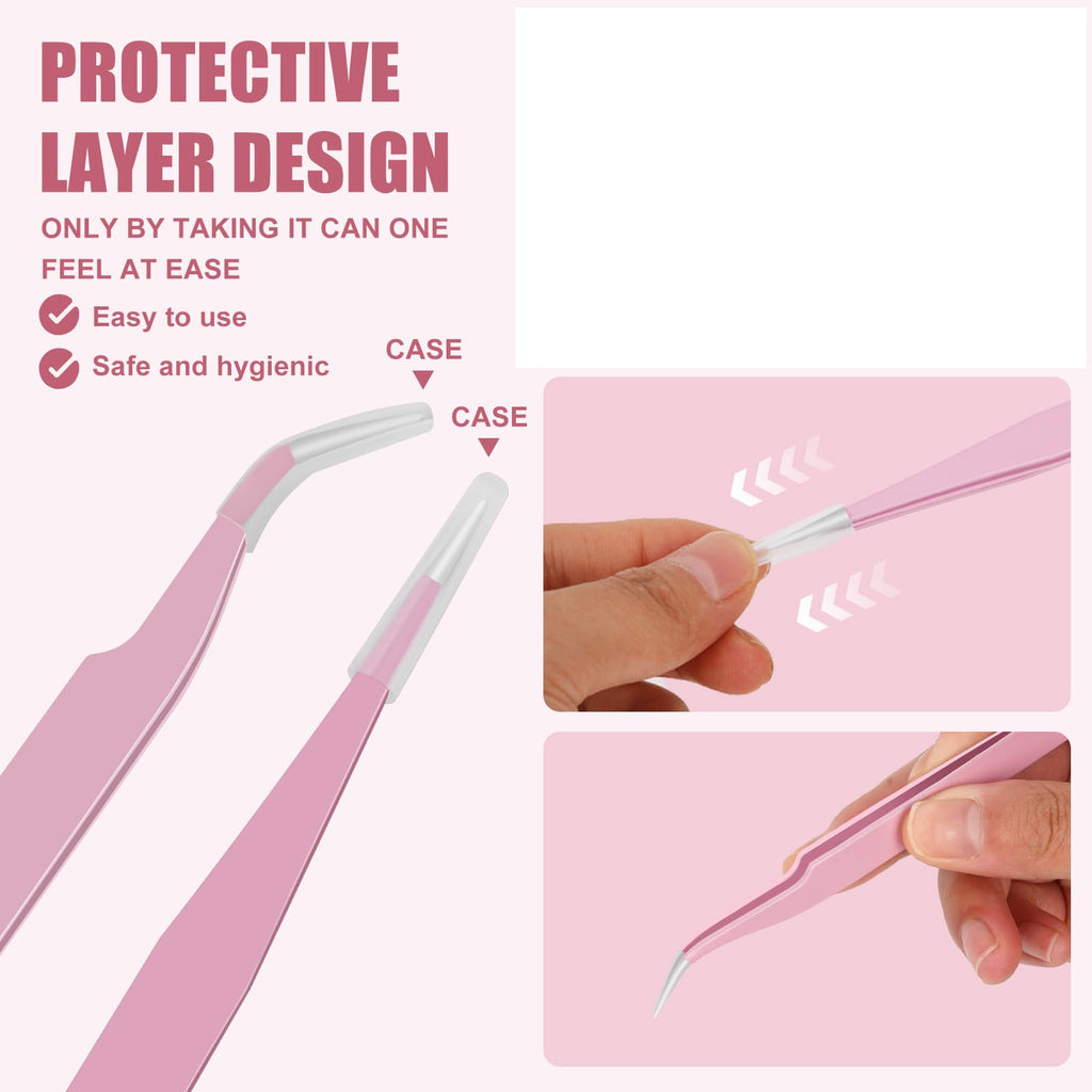 Foihukelim Industrial Tweezers,for Craft,Soldering, Laboratory Work,