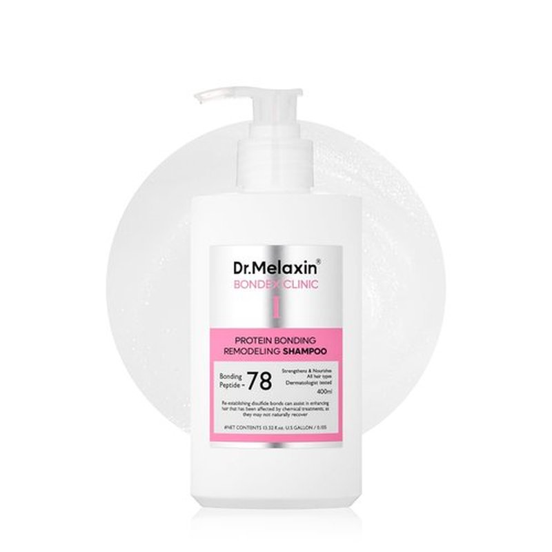 Dr.Melaxin Bondex Protein Bonding Remodeling Shampoo with Argan Oil | Strengthening Keratin & Peptides Bonder | Repair Hair | 13.52 fl.oz.