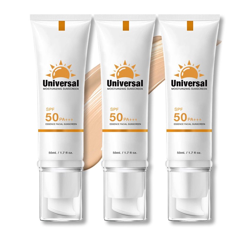 YFKEJI Tinted Sunscreen For FaceSPF 50,Universal Protector Solar 50 Face Sunscreen Moisturizer, No White Cast, No Sticky,Suitable for all Skin Types and UV Protection, Travel Size Sunscreen (3pcs)