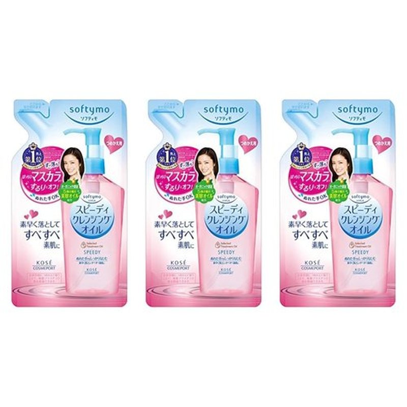 MEGURISM Kose Softymo Speedy Cleansing 6.76floz(200ml) Refill Pack Of 3