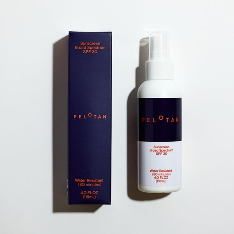 Pelotan Sports Sunscreen Spray SPF 30 (4 Fl Oz) - Lightweight, Sweat‑Resistant Sun Protection for Cyclists & Runners – Used by Pro Athletes – For Sensitive Skin