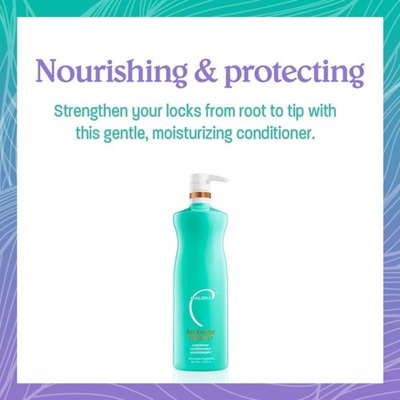 Malibu C Hydrate Color Wellness Duo | Hydrating Shampoo & Conditioner Set for Color-Treated Hair - Vegan & Sulfate-Free