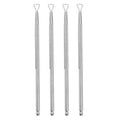 Beavorty 4 Pcs Cuticle Pusher Tool triangle cuticle peeler scraper nail cuticle remover cuticle cutter tool nail gel remover pusher Nail Remover Tool nail art push hands nail polish
