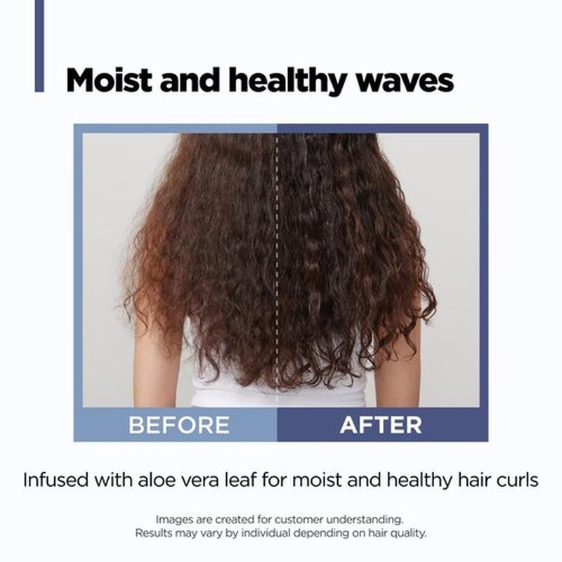AMOS PROFESSIONAL Curling Essence 2X Bouncy Wave 5 fl oz – Korean Hair Essence for Wavy & Curly Hair, Frizz Control Styling Gel with Soft Hold, Curl Definition, Non-Sticky Finish