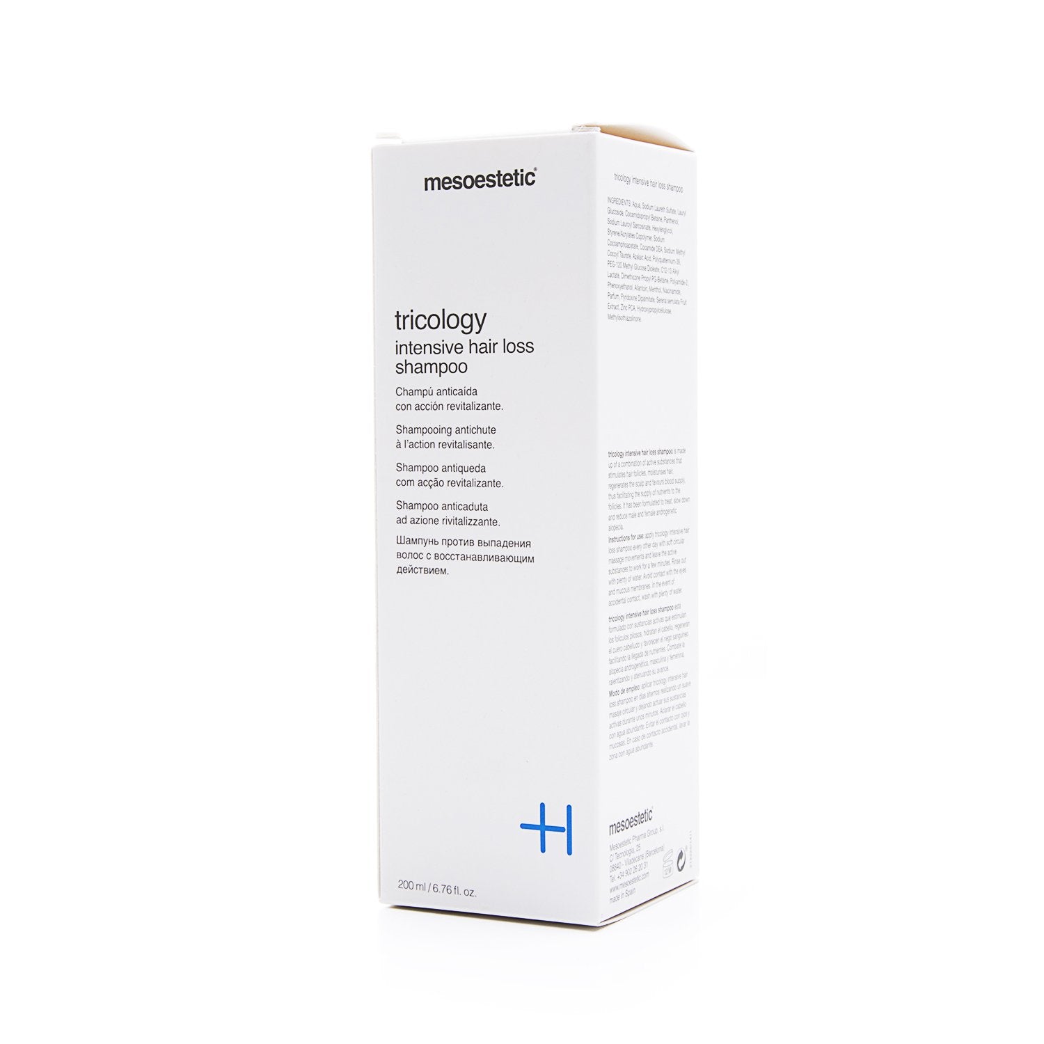 Mesoestetic Tricology Intensive Hair Regrowth Shampoo (6.76 fl. oz.) - Effective Best Treatment for Female and Male Hair Thinning