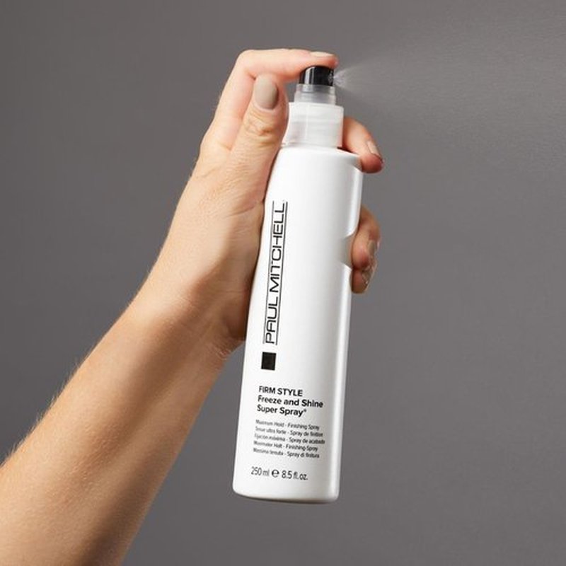 Paul Mitchell Freeze and Shine Super Hairspray - Maximum Hold for Coarse Hair | Shiny Finish 10 oz
