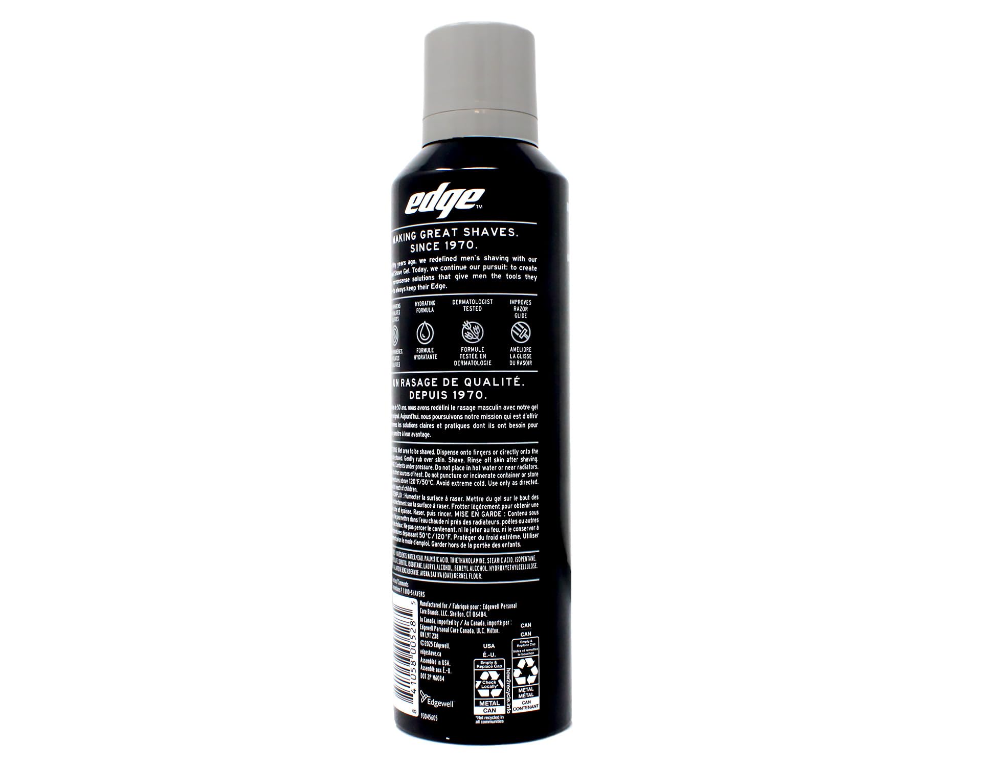 Edge Shave Gel, Fragrance Free, Ultra Sensitive 7 oz Pack of 9