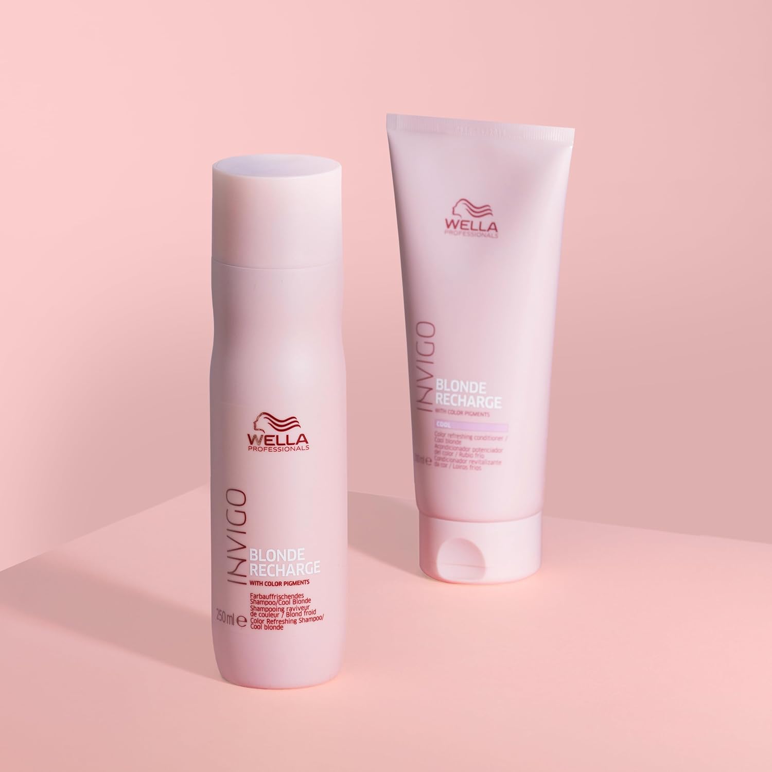 Wella Professionals INVIGO Blonde Recharge Shampoo - Cool Color Enhancer for Radiant Blondes