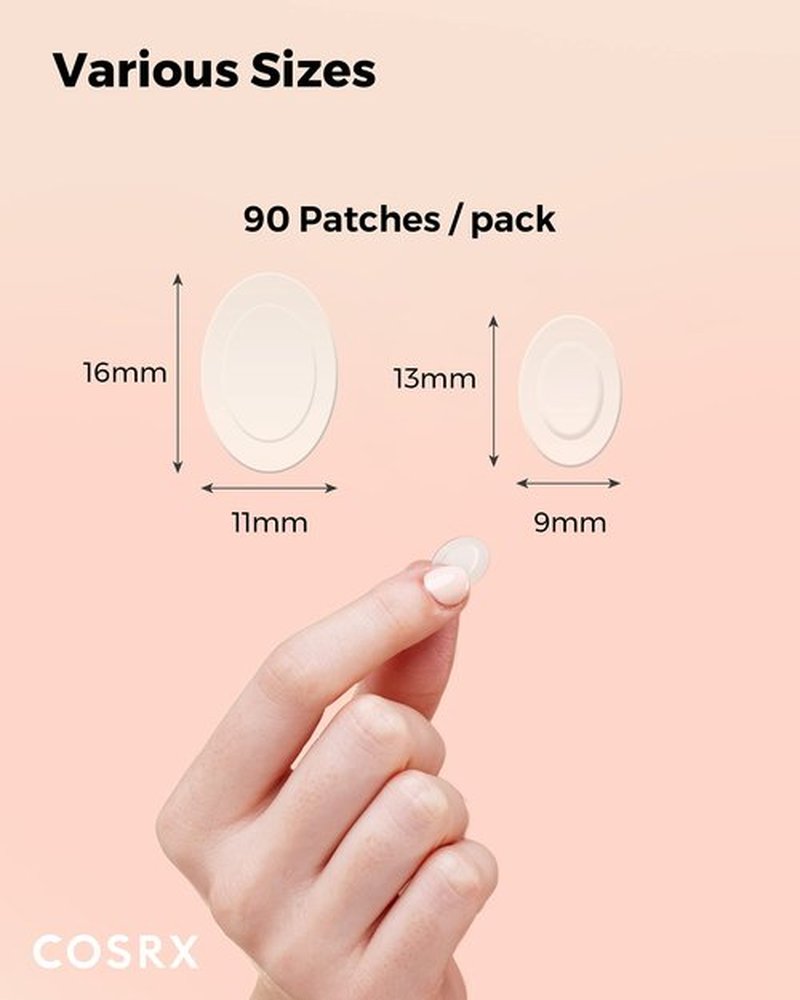COSRX Master Patch Intensive 90 Patches | Oval-Shaped Hydrocolloid Pimple Patch with Tea Tree Oil & Salicylic Acid | Quick & Easy Blemish, Zit, Spot Treatment | Korean Skin care