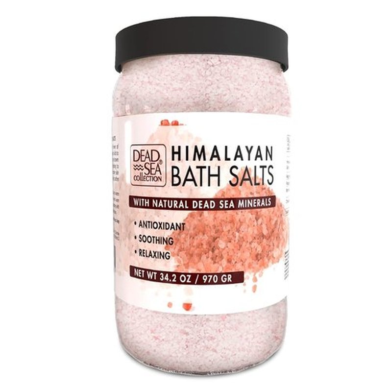 Dead Sea Collection Himalayan Bath Salts - Nourishing Minerals for Soothing Skin & Muscles | 34.2 Oz