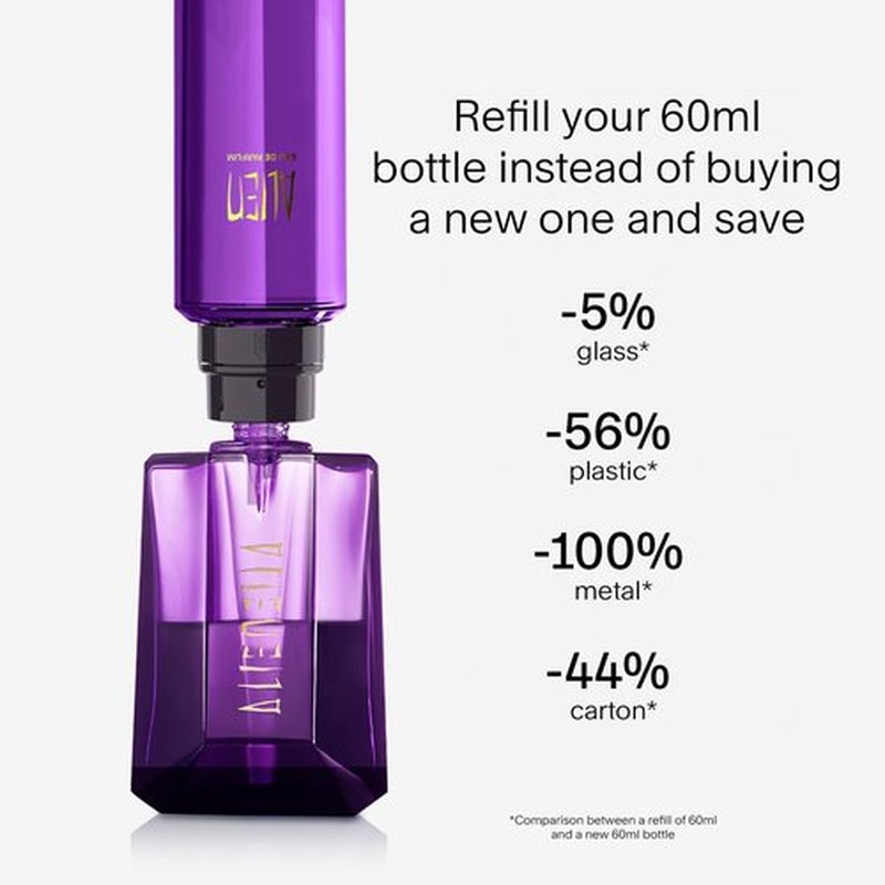 MUGLER Alien Eau de Parfum | Women's Floral & Woody Perfume with Jasmine, Wood, Amber - Long Lasting