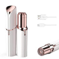 tuokiy Facial Hair Removal for Women, Painless Face Shaver for Womens, Face Razors for Lip, Chin with USB Rechargeable, White