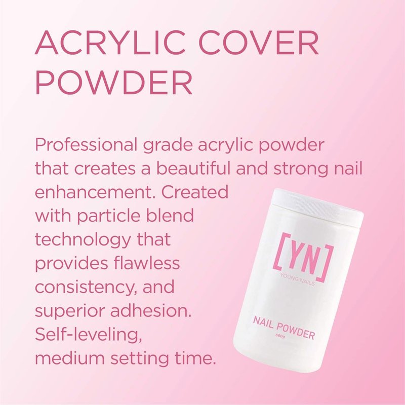Young Nails Acrylic Powder - Flawless Consistency & Superior Adhesion - Available in 45g, 85g, 660g