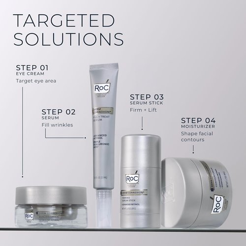 RoC Derm Correxion Neck Cream - Hyaluronic Acid & Advanced Retinol for Tightening & Lifting (1.7 oz)