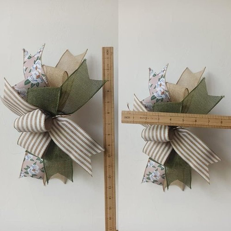 Rustic Wreath Bow by Vintage Farmhouse - Perfect for Welcome Signs, Lanterns & Door Hangers