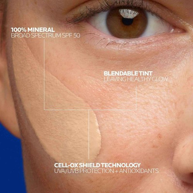 La Roche-Posay Anthelios 50 Mineral Tinted Sunscreen Fluid - Ultra Light, 50ml/1.7oz (Pack of 2)