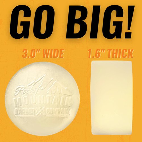 Skiennix Men's All-in-One Shampoo & Body Soap Bars - Extra Thick Glycerin - 2 Bars - Spiced Sawdust Scent - 14.5 oz