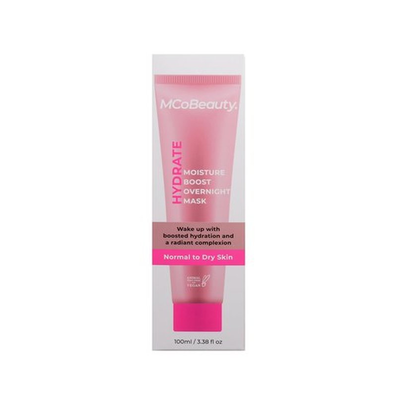 MCoBeauty - Hydrate Moisture Boost Overnight Mask - Intensive Hydration and Skin Rejuvenation - Ceramides, Hyaluronic Acid, Glycerin and Centella Asiatica - Restores and Smooths While You Sleep