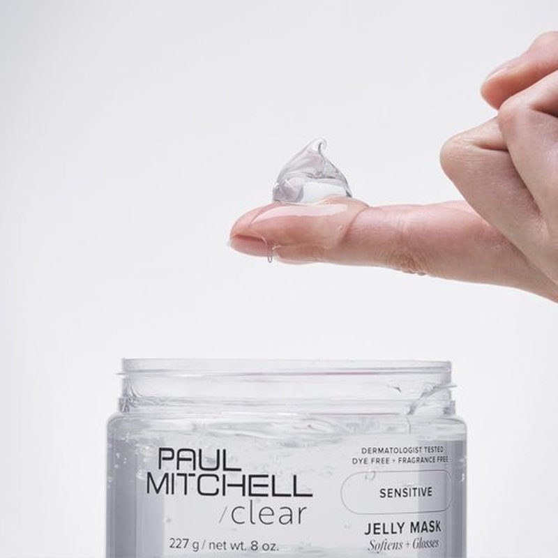 Paul Mitchell Clear Jelly Mask - Fragrance-Free Hair Mask for Sensitive Scalp & Skin Care