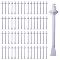60pcs Nose Wax Applicators, Nose Wax Sticks, N-ose Hair W-ax Applicators, W-ax Sticks Applicator, for Nostril Cleaning and N-ose Hair Removal, Available for Men and Women(White,SIZE:60pcs)