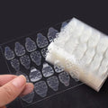 Mwellewm 1200 Pcs 50 Sheets Double Side Glue Nail Sticker for Press on Nail Sticky Tabs,Waterproof Breathable False Nail Tips Jelly Adhesive Tabs Nail Glue