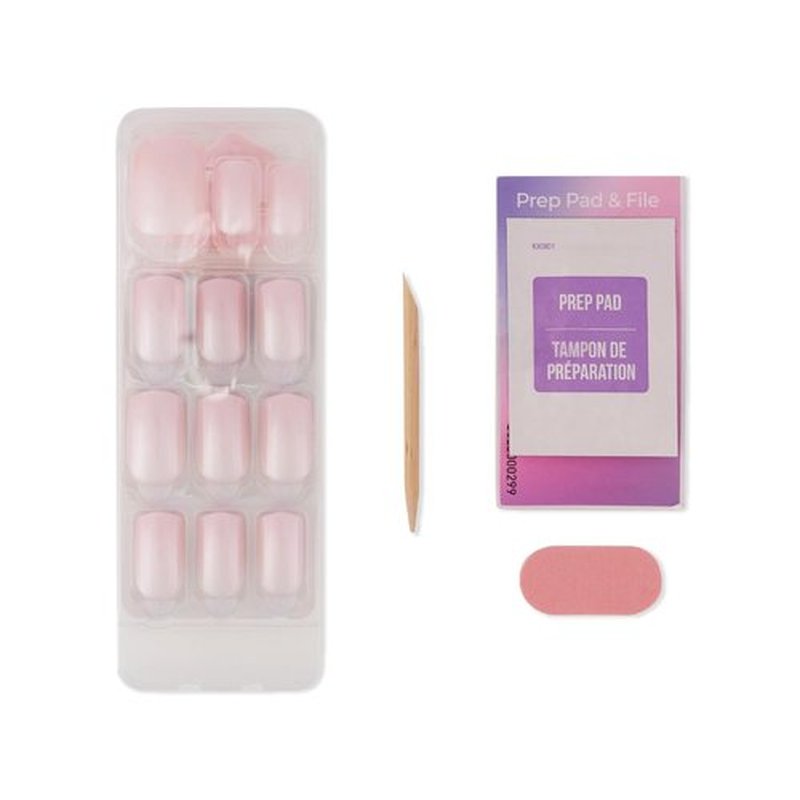 KISS Impress Color FX Press-On Nails - 30 Pcs Metallic Chrome & Cat Eye | Hassle-Free Application & Removal