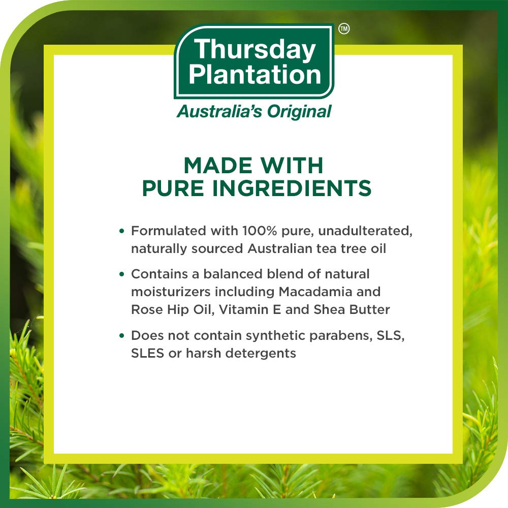 Thursday Plantation Tea Tree Face Cream, Moisturizes and Helps Maintain Clear Skin, 2.29 Ounces
