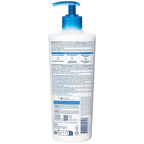 Bioderma Atoderm Ultra Cream - Hydrating Body Moisturizer for Normal to Dry Sensitive Skin