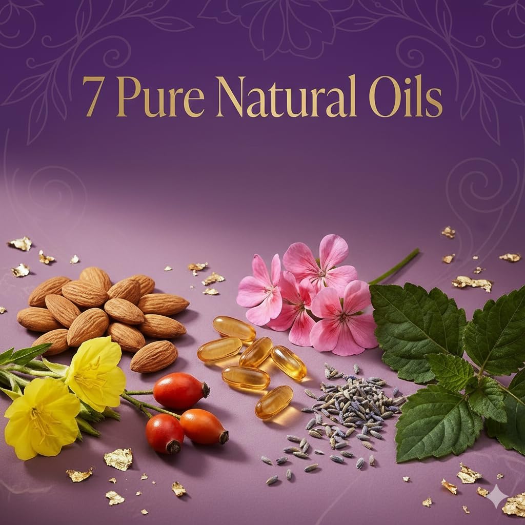 Yikuhot Body Firming Oil with Natural Ingredients & Vitamin E, Lightweight Body Oil for Women Post, Shower Nourishing & Firming (Chamomile)