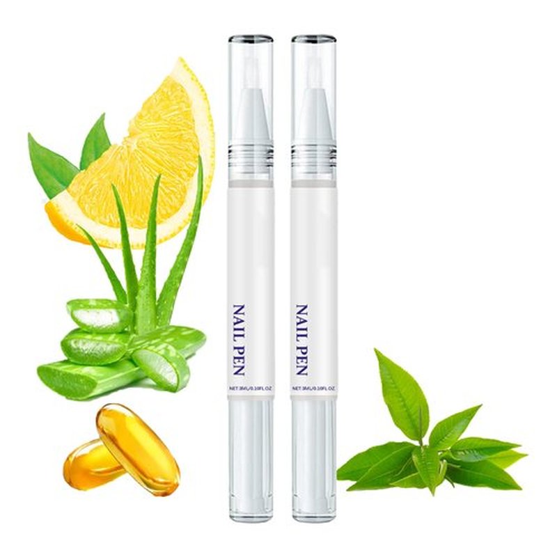 Nail Growth Pen, Stem Cell Nail Growth Pen, Radiant Nail Care, Rejuvenation Nail Repair Pen, With Lemon Tea Tree Cuticle Oil, Moisturizes And Strengthens