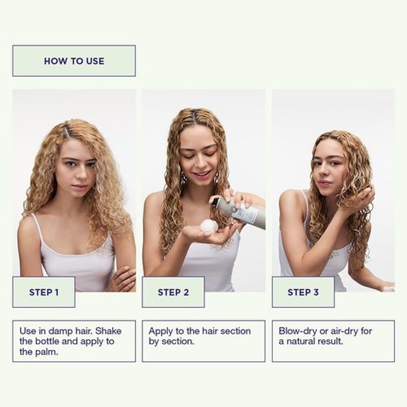 Maria Nila Styling Mousse - 3.4 Fl Oz | Volume Boosting & Static Reducing, 100% Vegan & Color Safe