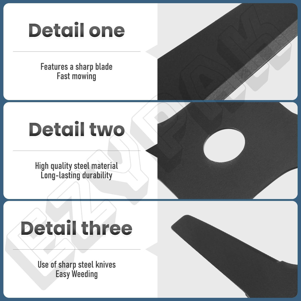 EZYPAK 9"x1" 49-16-2757 Brush Cutter Blade for 18V Quik-LOK Edges, use with the Attachment (49-16-2738)
