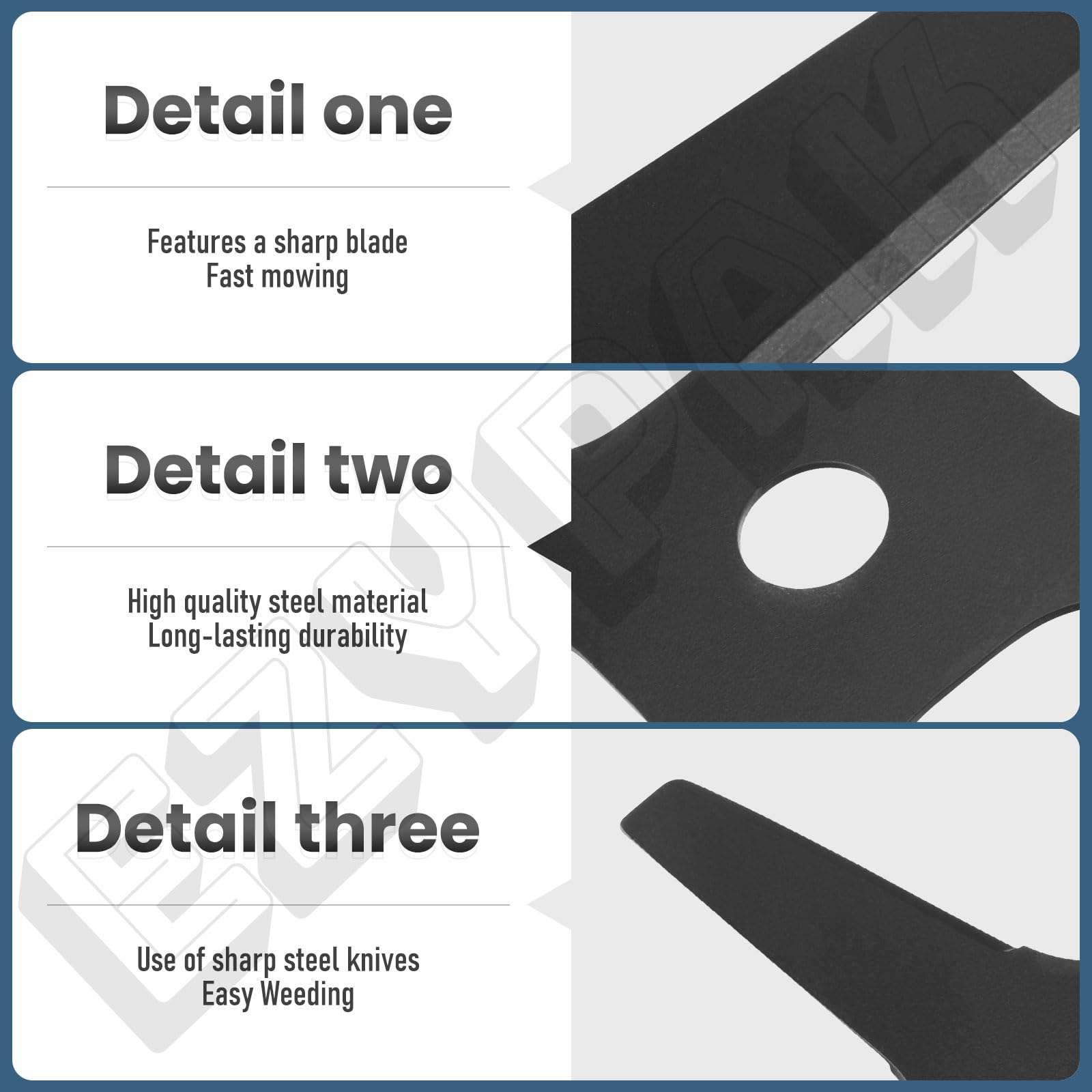 EZYPAK 9"x1" 49-16-2757 Brush Cutter Blade for 18V Quik-LOK Edges, use with the Attachment (49-16-2738)