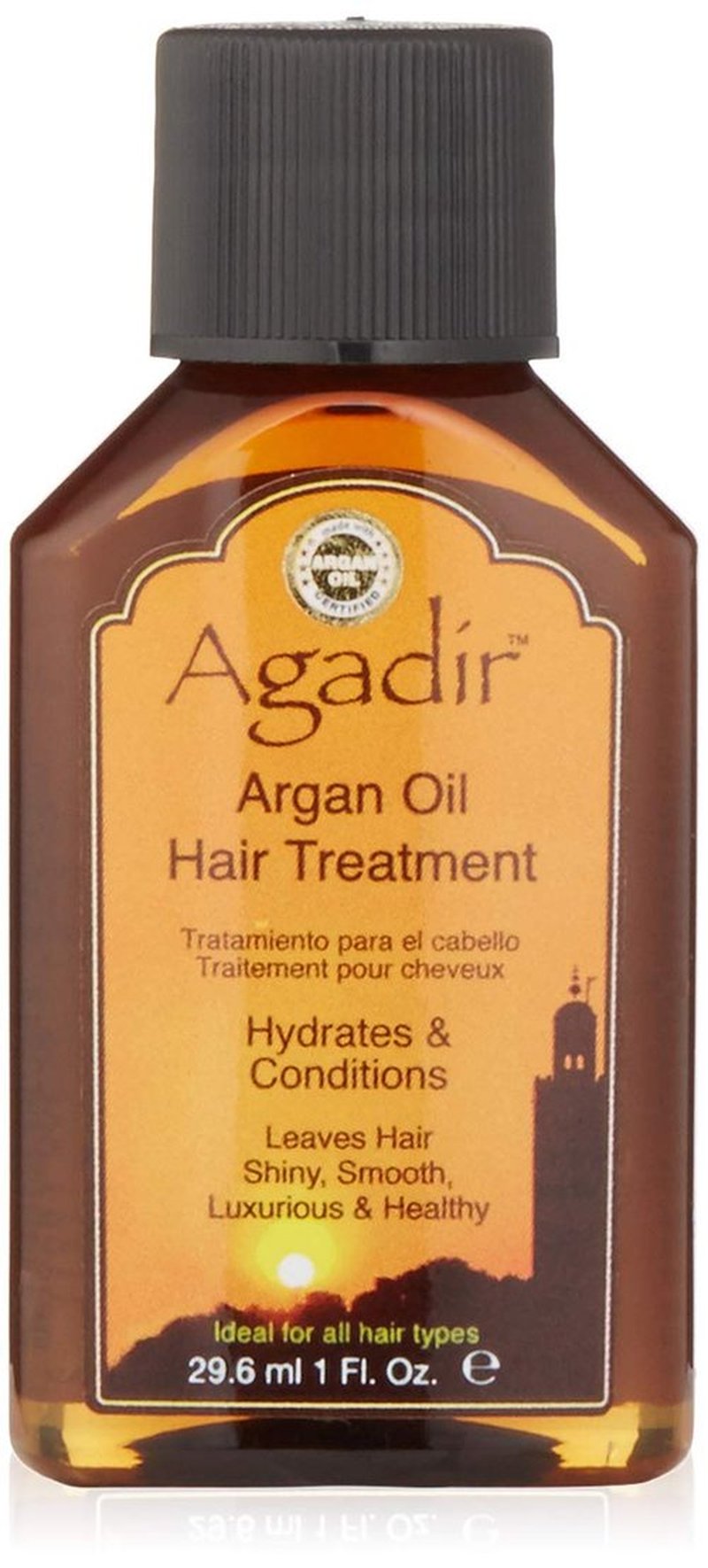 AGADIR Argan Oil Hair Treatment - Nourishing Formula for Soft, Shiny Hair | 1 Fl Oz
