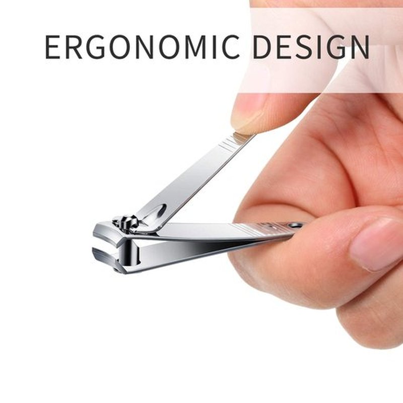 32 Pieces Stainless Steel Fingernail Nail Clipper Bulk Silver Portable Toenail Clippers Cutter Set