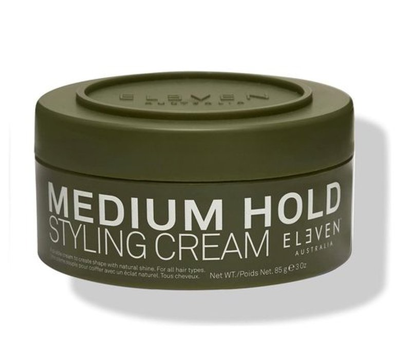 ELEVEN AUSTRALIA Medium Hold Hair Styling Cream for Men & Women - Slick Hold Pomade Product with Carnauba Wax, Shaping for Short, Medium, or Long Hair, Matte Texture Paste, Adds Natural Shine - 3 oz