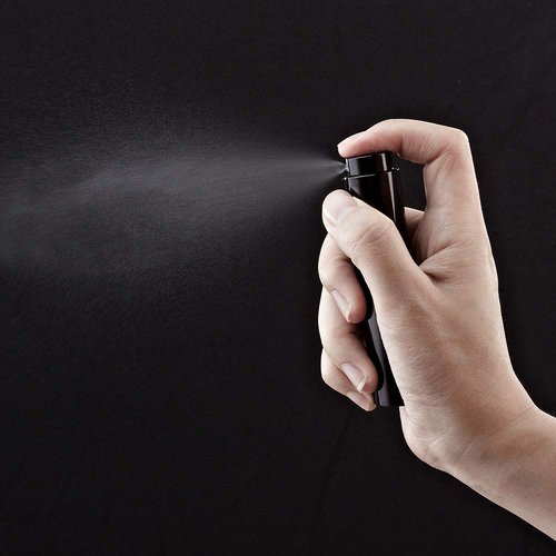 LISAPACK 8ML Travel Perfume Spray Bottle - Portable Cologne Dispenser (3 PCS) | Black Travel Essentials